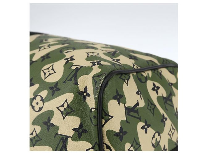 LOUIS VUITTON Borsa Keepall Bandoulière 55 Camouflage M95774 LV Auth 170663SM - vista 17