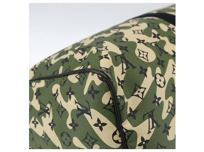 LOUIS VUITTON Borsa Keepall Bandoulière 55 Camouflage M95774 LV Auth 170663SM - vista 18