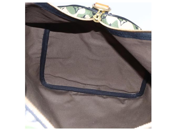 LOUIS VUITTON Borsa Keepall Bandoulière 55 Camouflage M95774 LV Auth 170663SM - vista 22