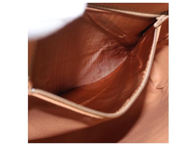 Céline Pochette in tela Macadam CELINE in pelle PVC marrone oro Auth fm5156 D'oro - vista 11