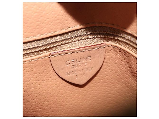 Céline Pochette in tela Macadam CELINE in pelle PVC marrone oro Auth fm5156 D'oro - vista 12