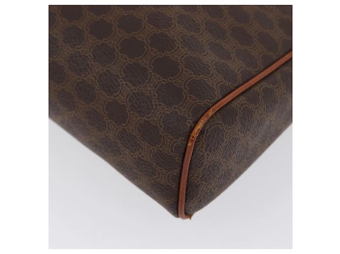 Céline Pochette in tela Macadam CELINE in pelle PVC marrone oro Auth fm5156 D'oro - vista 14