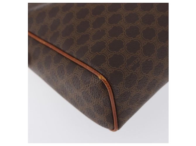 Céline Pochette in tela Macadam CELINE in pelle PVC marrone oro Auth fm5156 D'oro - vista 15