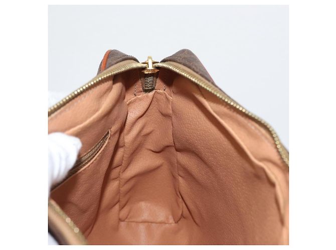 Céline Pochette in tela Macadam CELINE in pelle PVC marrone oro Auth fm5156 D'oro - vista 19