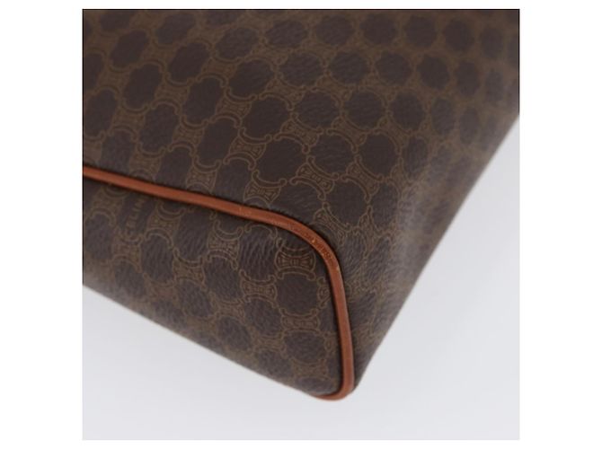 Céline Pochette in tela Macadam CELINE in pelle PVC marrone oro Auth fm5156 D'oro - vista 8
