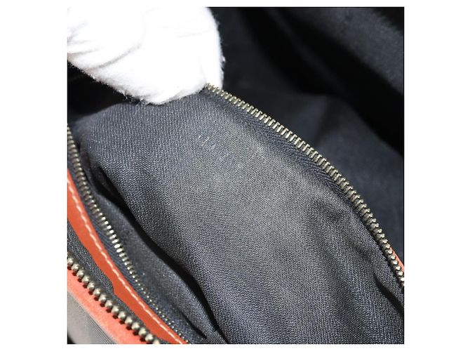 Pequin Borsa a mano in tela Pecan FENDI nera e marrone Auth ep13483 Nero - vista 12