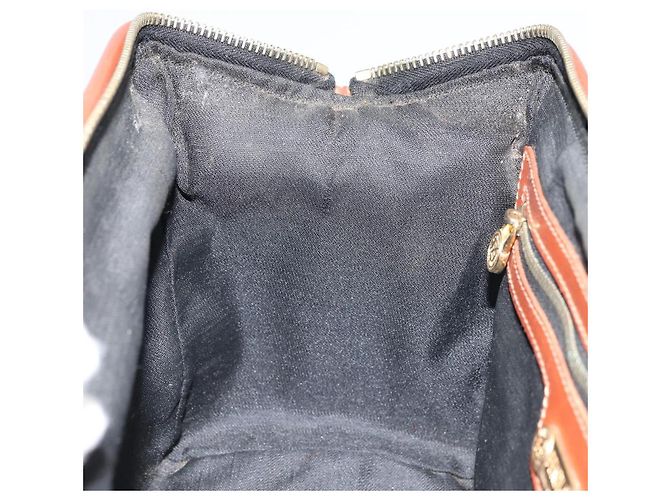 Pequin Borsa a mano in tela Pecan FENDI nera e marrone Auth ep13483 Nero - vista 22