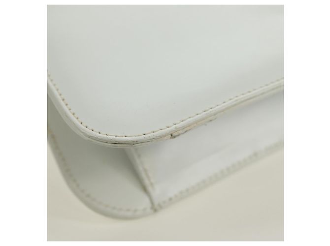 Borsa a mano Salvatore Ferragamo in pelle bianca e oro Auth 171023A Bianco D'oro - vista 16