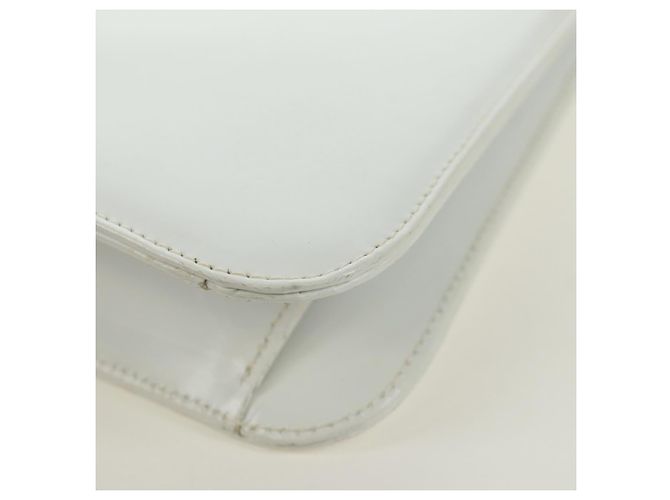 Borsa a mano Salvatore Ferragamo in pelle bianca e oro Auth 171023A Bianco D'oro - vista 17