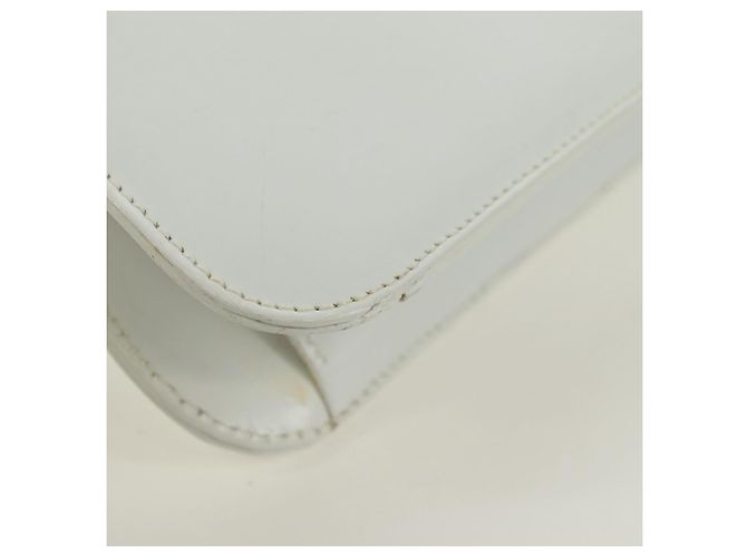 Borsa a mano Salvatore Ferragamo in pelle bianca e oro Auth 171023A Bianco D'oro - vista 18