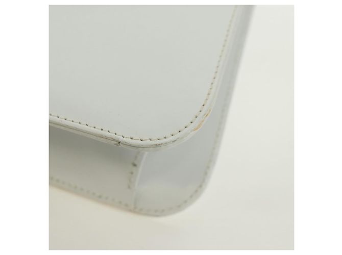 Borsa a mano Salvatore Ferragamo in pelle bianca e oro Auth 171023A Bianco D'oro - vista 19