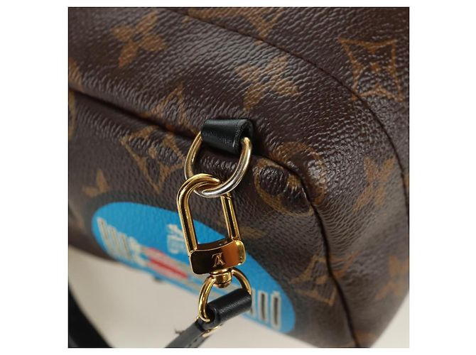 LOUIS VUITTON Borsa a Spalla Palm Springs Monogram World Tour M42971 Auth 171014V Monogramma - vista 19
