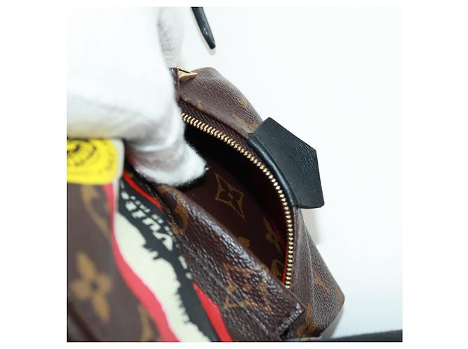 LOUIS VUITTON Borsa a Spalla Palm Springs Monogram World Tour M42971 Auth 171014V Monogramma - vista 25