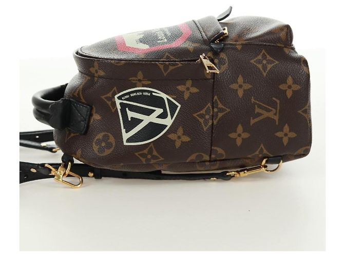 LOUIS VUITTON Borsa a Spalla Palm Springs Monogram World Tour M42971 Auth 171014V Monogramma - vista 3