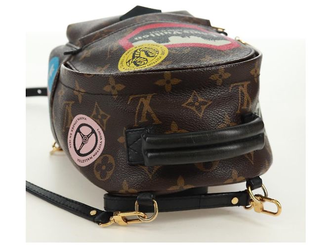 LOUIS VUITTON Borsa a Spalla Palm Springs Monogram World Tour M42971 Auth 171014V Monogramma - vista 6