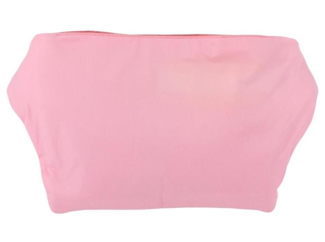 PRADA Borsa sportiva in nylon rosa argento Auth 172263 - vista 2