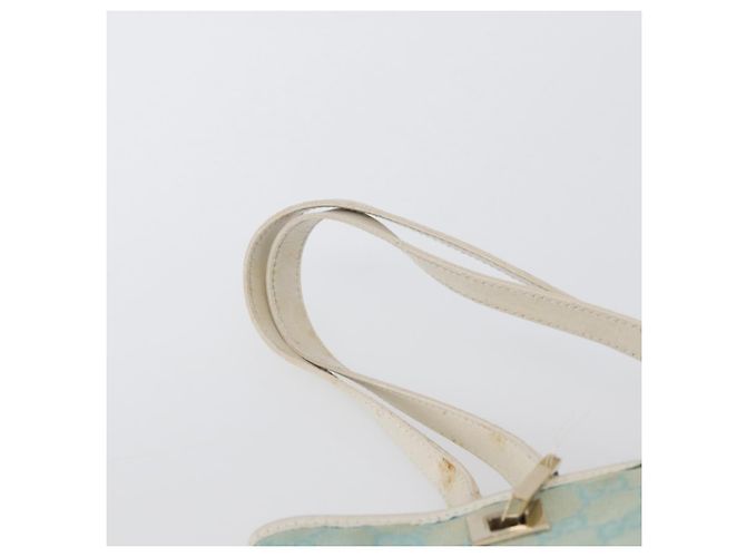 GUCCI GG Canvas Tote Bag Gold Hellblau 002 1099 Auth 172258 - Ansicht 8