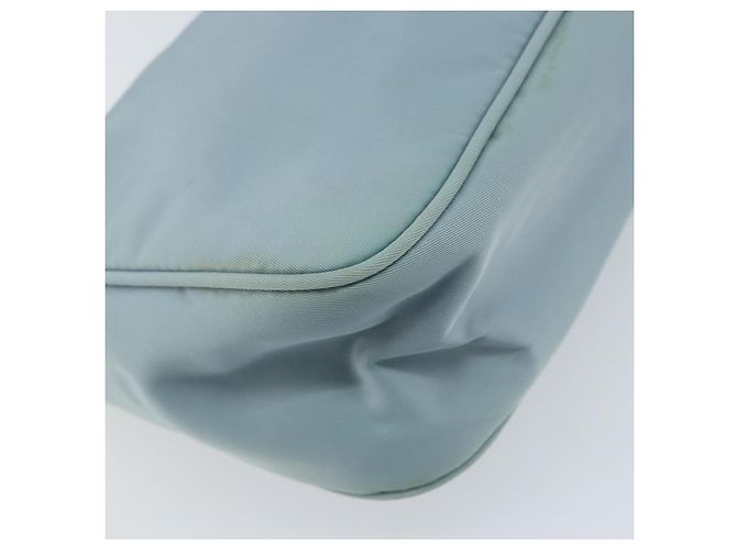 PRADA Handtasche aus Nylon hellblau Silber authentisch 173191A - Ansicht 14