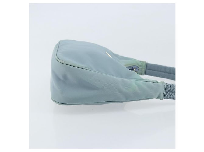 PRADA Handtasche aus Nylon hellblau Silber authentisch 173191A - Ansicht 3