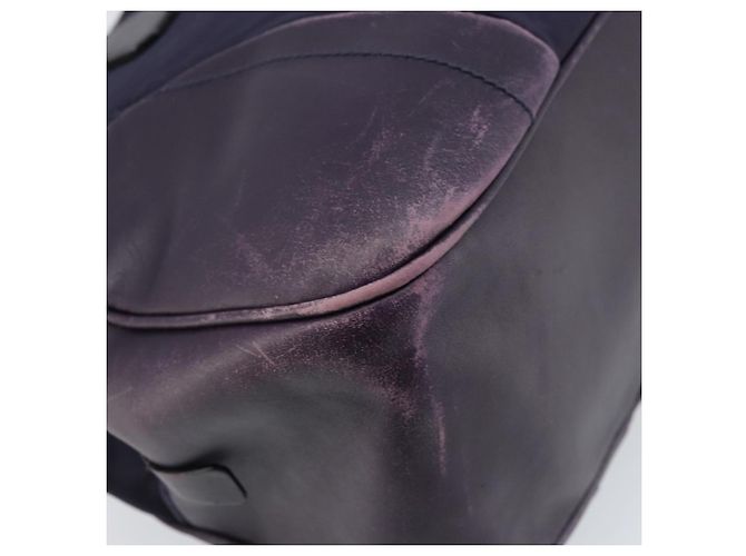 Borsa Boston PRADA in nylon viola argento autentica ep13475 Porpora - vista 9