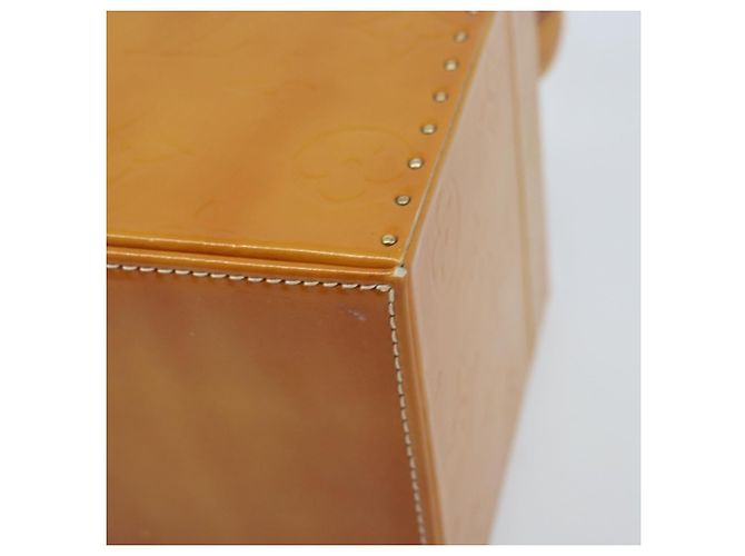 LOUIS VUITTON Pochette Cosmetica Monogram Vernis Bleecker Beige M91002 Auth 173131 - vista 15
