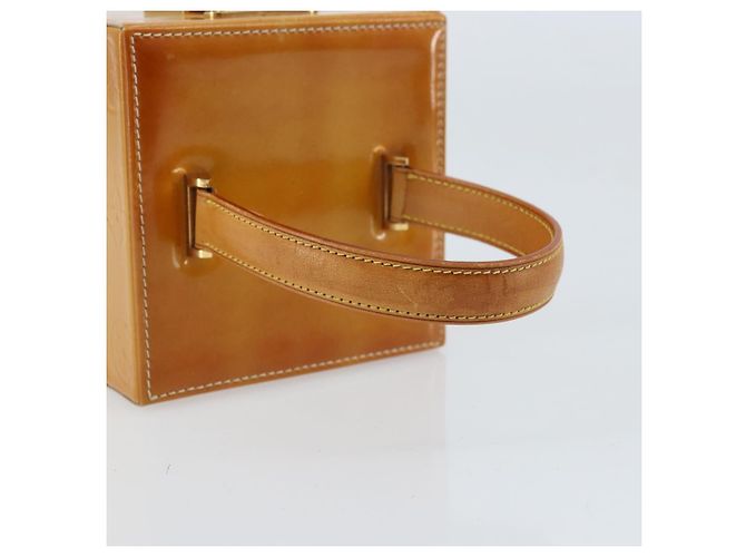 LOUIS VUITTON Pochette Cosmetica Monogram Vernis Bleecker Beige M91002 Auth 173131 - vista 7