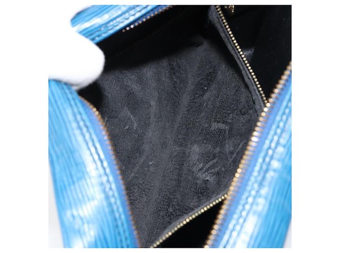 LOUIS VUITTON Borsa a Spalla Epi Trocadero 27 Blu M52315 LV Auth ep13452 - vista 10