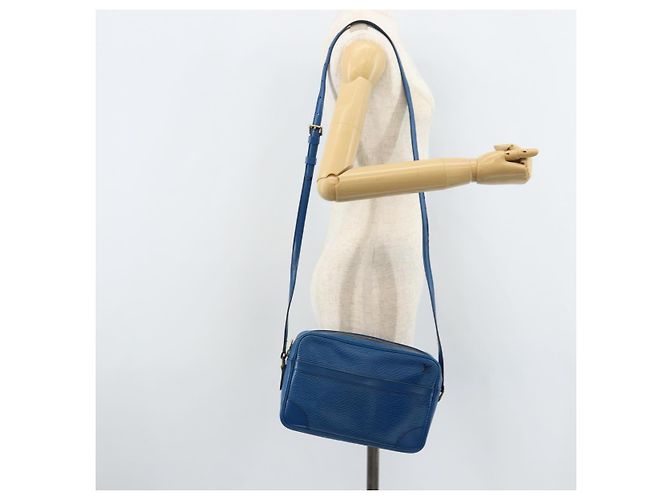 LOUIS VUITTON Borsa a Spalla Epi Trocadero 27 Blu M52315 LV Auth ep13452 - vista 23