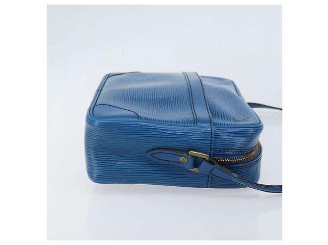 LOUIS VUITTON Borsa a Spalla Epi Trocadero 27 Blu M52315 LV Auth ep13452 - vista 3