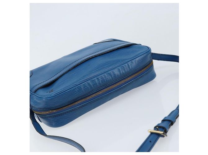 LOUIS VUITTON Borsa a Spalla Epi Trocadero 27 Blu M52315 LV Auth ep13452 - vista 6