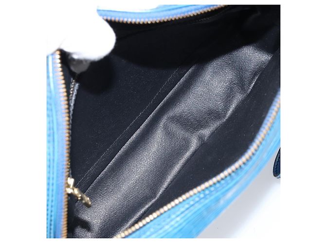 LOUIS VUITTON Borsa a Spalla Epi Trocadero 27 Blu M52315 LV Auth ep13452 - vista 9