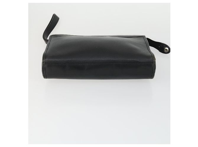 Borsa a mano BURBERRY in pelle e tela 4 pezzi nero beige Auth bs32140 - vista 12