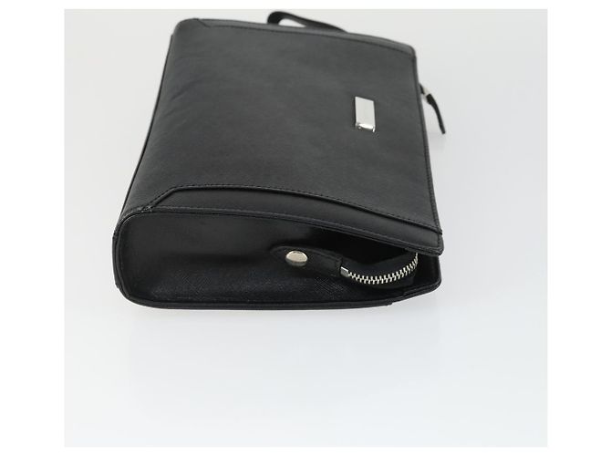 Borsa a mano BURBERRY in pelle e tela 4 pezzi nero beige Auth bs32140 - vista 16
