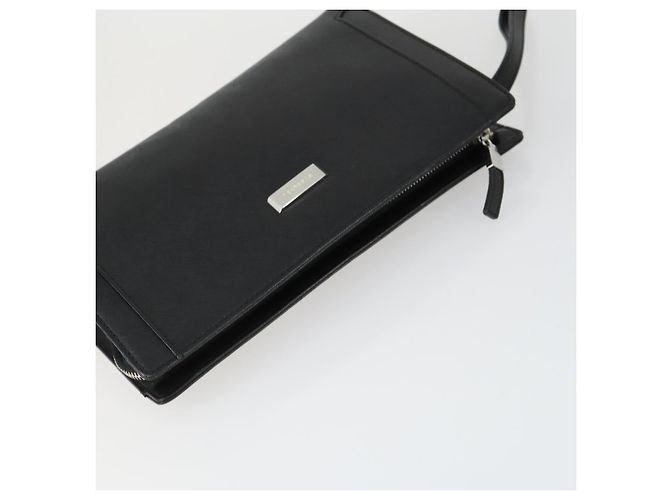 Borsa a mano BURBERRY in pelle e tela 4 pezzi nero beige Auth bs32140 - vista 17