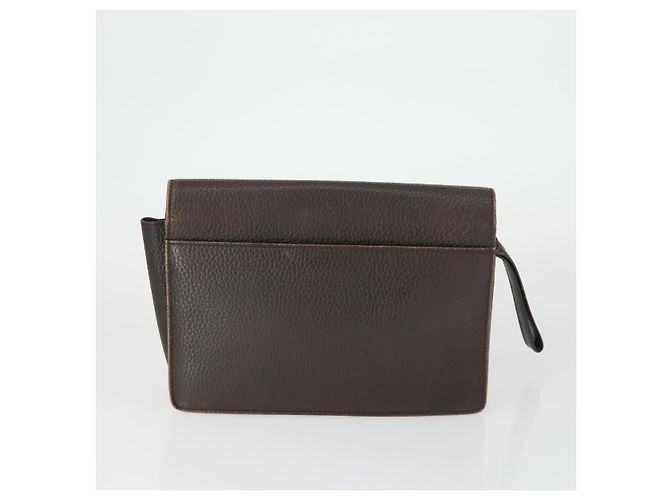 Borsa a mano BURBERRY in pelle e tela 4 pezzi nero beige Auth bs32140 - vista 3