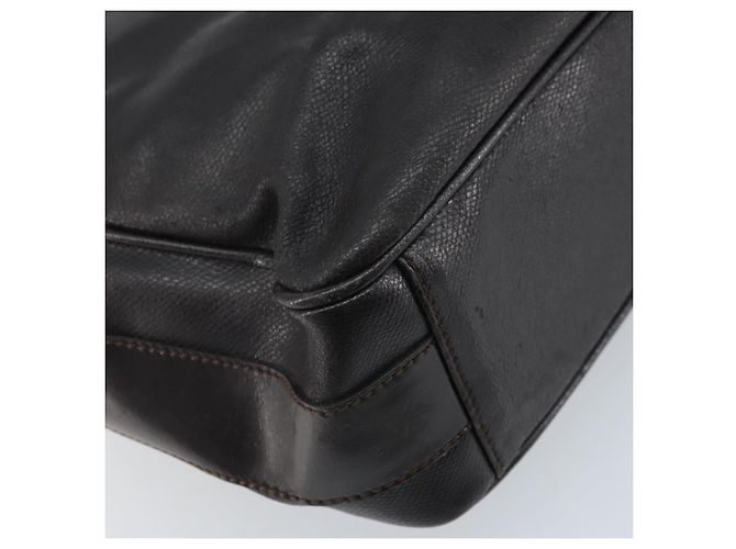 Bolso de Hombro Salvatore Ferragamo de Cuero Marrón Dorado Auth BA10411 Castaño - Ansicht 16
