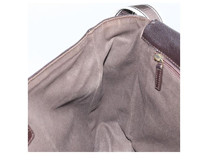 Bolso de Hombro Salvatore Ferragamo de Cuero Marrón Dorado Auth BA10411 Castaño - Ansicht 18