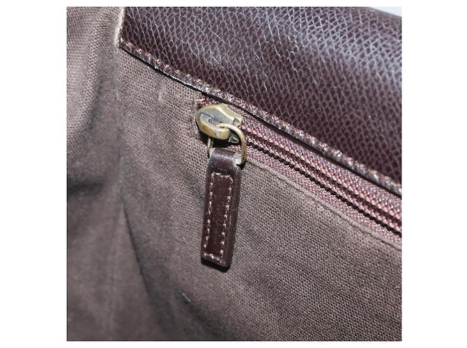 Bolso de Hombro Salvatore Ferragamo de Cuero Marrón Dorado Auth BA10411 Castaño - Ansicht 19