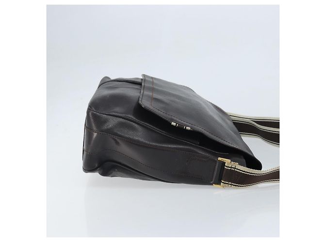 Bolso de Hombro Salvatore Ferragamo de Cuero Marrón Dorado Auth BA10411 Castaño - Ansicht 3