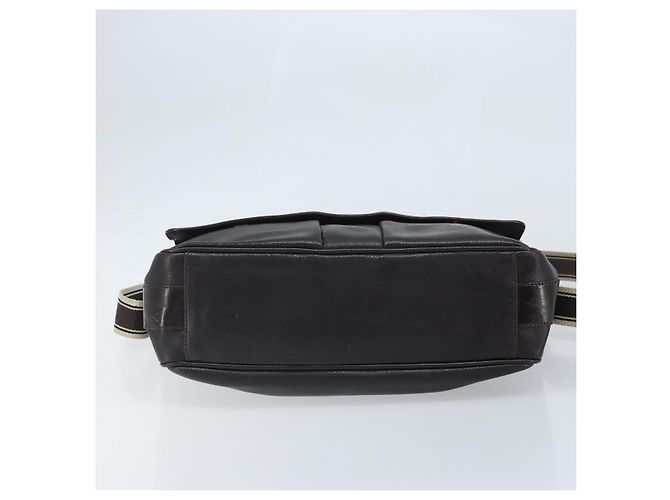 Bolso de Hombro Salvatore Ferragamo de Cuero Marrón Dorado Auth BA10411 Castaño - Ansicht 5