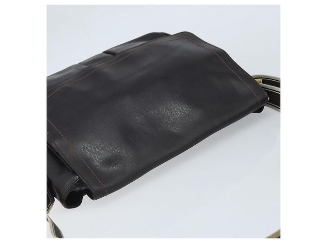 Bolso de Hombro Salvatore Ferragamo de Cuero Marrón Dorado Auth BA10411 Castaño - Ansicht 6