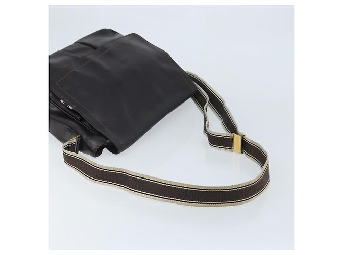 Bolso de Hombro Salvatore Ferragamo de Cuero Marrón Dorado Auth BA10411 Castaño - Ansicht 7