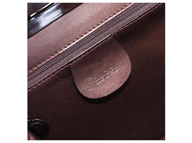 Gucci Borsa a Spalla in Pelle Metallica Marrone 004 0406 0498 Auth 166852 - vista 18