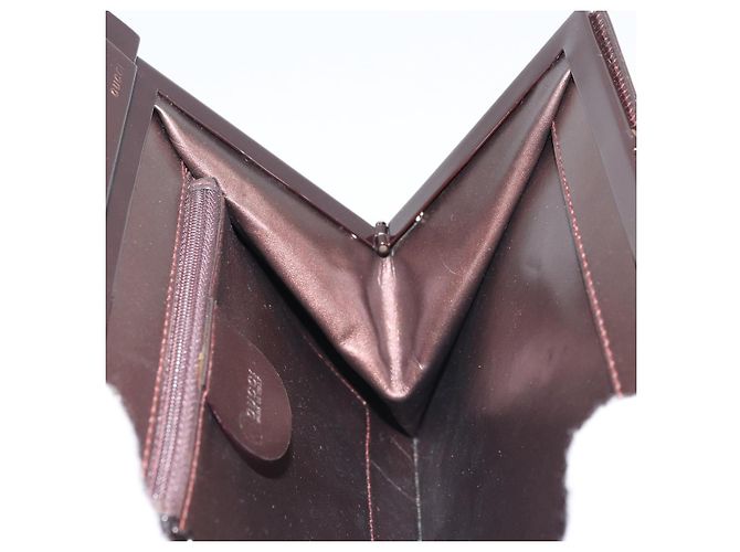 Gucci Borsa a Spalla in Pelle Metallica Marrone 004 0406 0498 Auth 166852 - vista 19