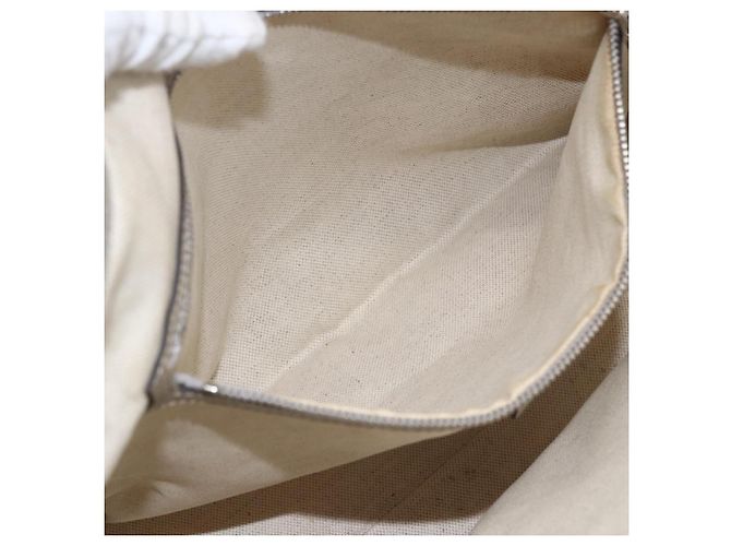 Gucci Borsa Tote GG in PVC argento 197953 Auth ka2609 - vista 11