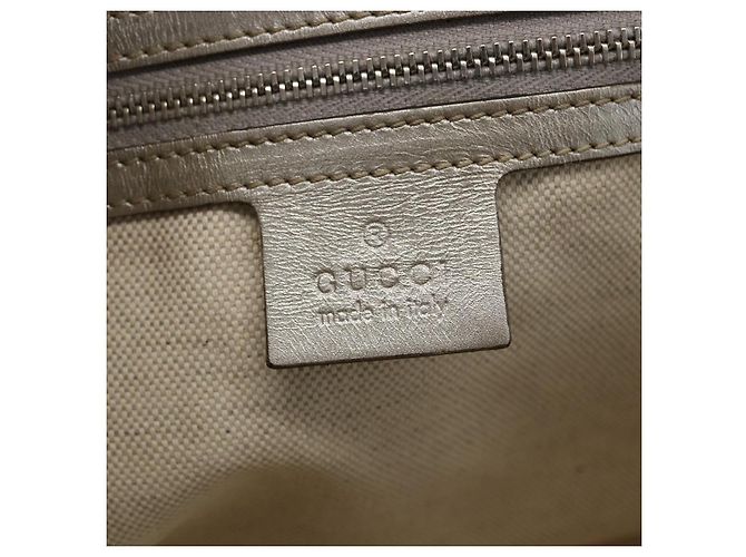 Gucci Borsa Tote GG in PVC argento 197953 Auth ka2609 - vista 17