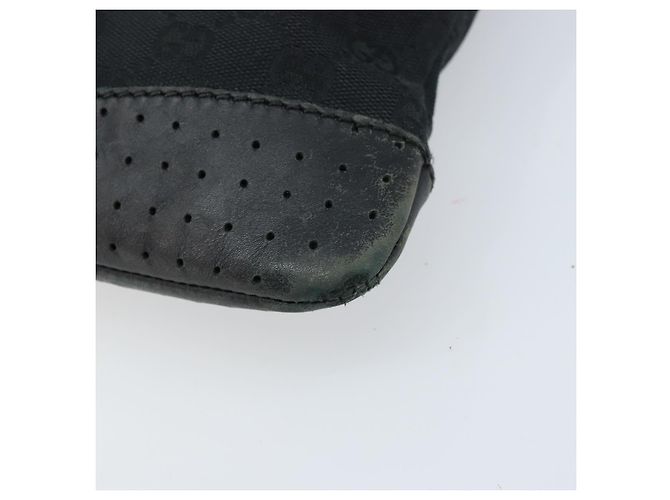 Borsa a Spalla GG Canvas Gucci Nera Argento 145857 Auth bs33485 Nero - vista 15