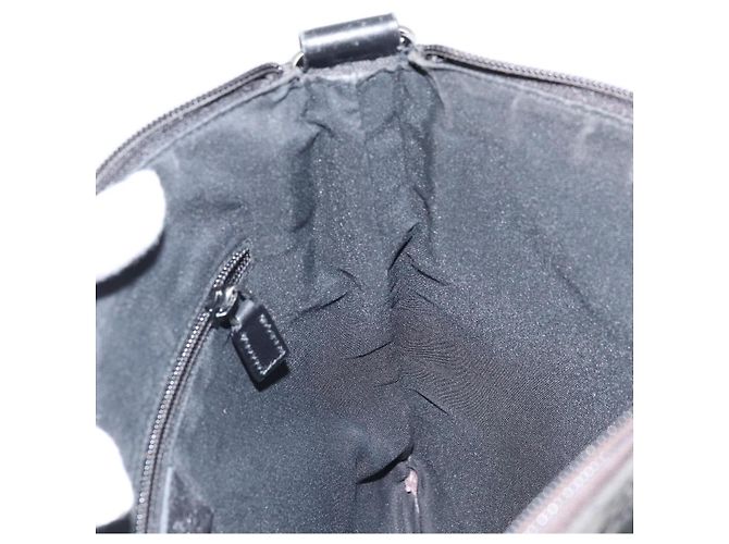 Borsa a Spalla GG Canvas Gucci Nera Argento 145857 Auth bs33485 Nero - vista 19