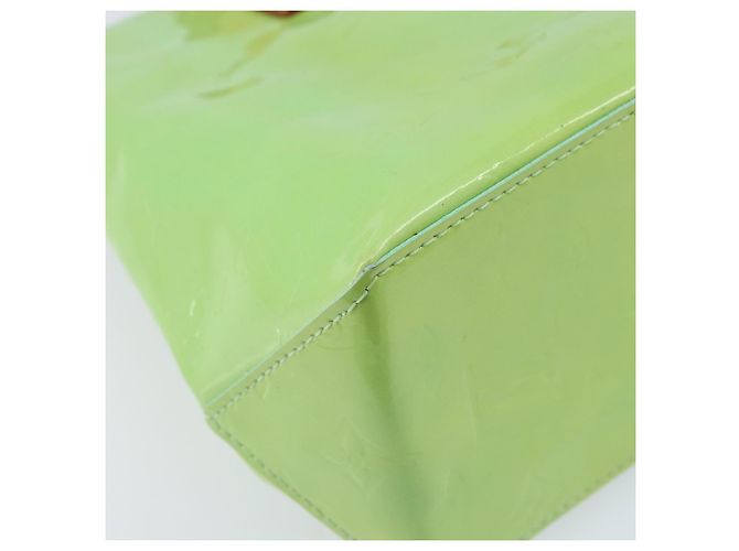 LOUIS VUITTON Borsa a Mano Monogram Vernis Reade PM Menta M91307 LV Auth 172111 Verde - vista 17