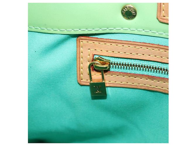 LOUIS VUITTON Borsa a Mano Monogram Vernis Reade PM Menta M91307 LV Auth 172111 Verde - vista 22